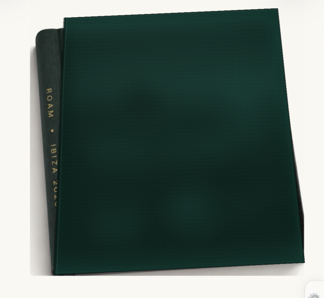 Blank premium cloth-bound hardback proof